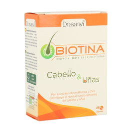 Drasanvi Biotina 400mcg con Hierro y Zinc 45 comprimidos