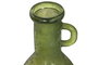 DKD Home Decor F643 Jarrón Cottage Verde Cristal Reciclado 18 x 75 x 18 cm