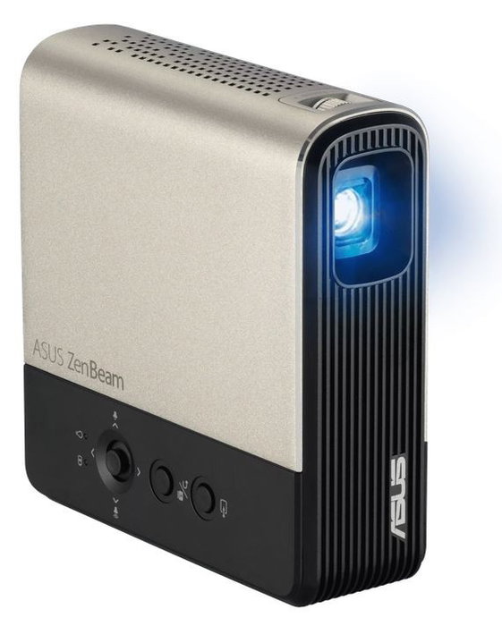 Asus ZenBeam E2 Proyector Portátil WVGA Negro y Dorado Asus ZenBeam E2 Proyector Portátil WVGA Negro y Dorado