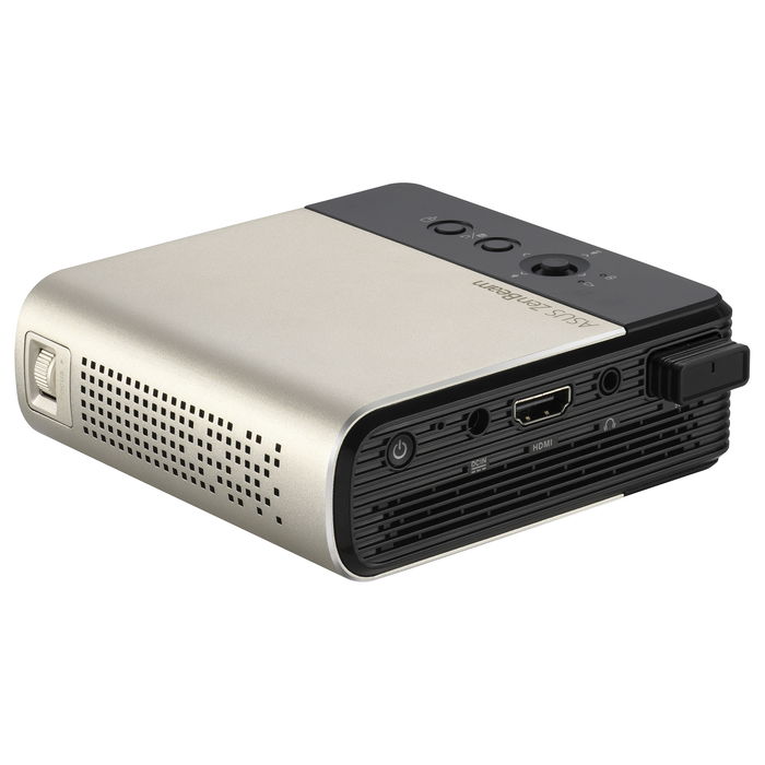 ASUS Proyector Portátil ZenBeam E2 DLP WVGA 300 lúmenes ANSI Wifi Full HD Negro Oro