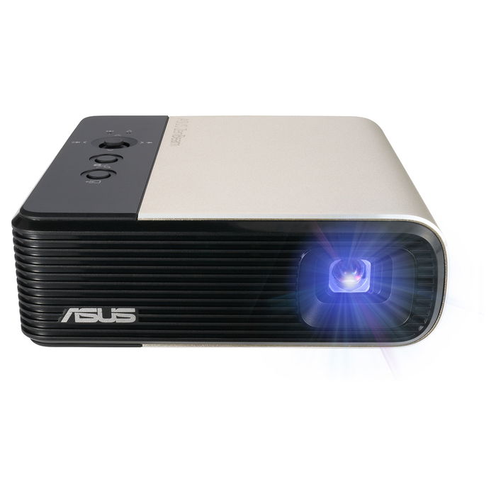 ASUS Proyector Portátil ZenBeam E2 DLP WVGA 300 lúmenes ANSI Wifi Full HD Negro Oro