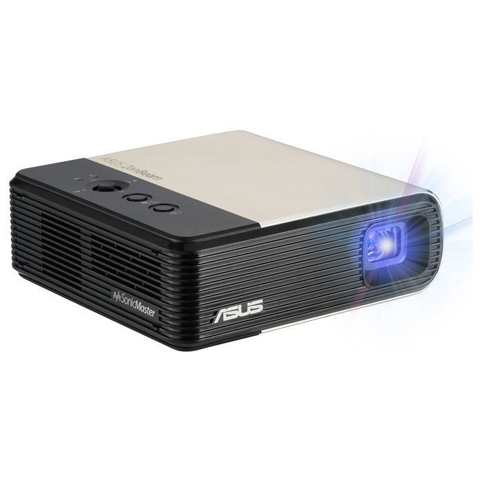 ASUS Proyector Portátil ZenBeam E2 DLP WVGA 300 lúmenes ANSI Wifi Full HD Negro Oro