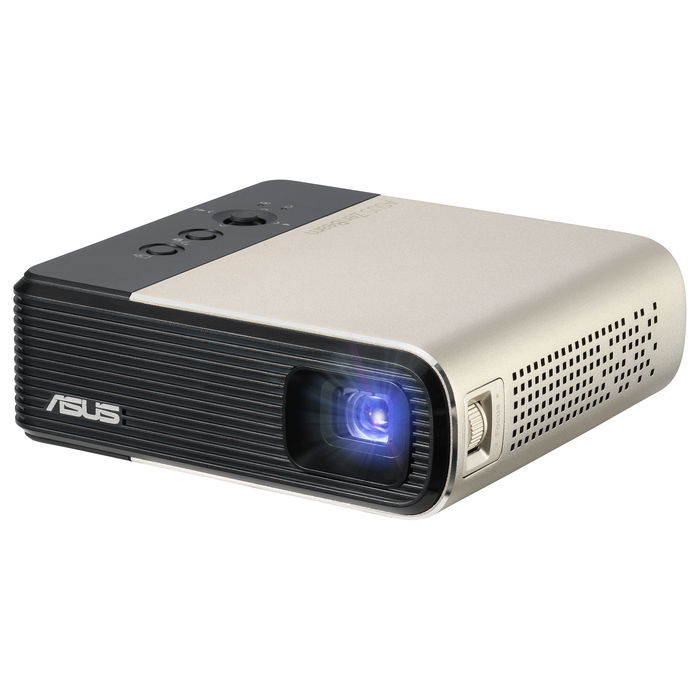 ASUS Proyector Portátil ZenBeam E2 DLP WVGA 300 lúmenes ANSI Wifi Full HD Negro Oro