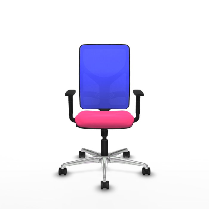 PIQUERAS Y CRESPO Silla de oficina Motilla con mecanismo Sincro Rosa y Azul PIQUERAS Y CRESPO Silla de oficina Motilla con mecanismo Sincro Rosa y Azul