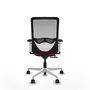PIQUERAS Y CRESPO Silla de oficina Zulema Rojo/Blanco con Mecanismo Sincro/Traslack