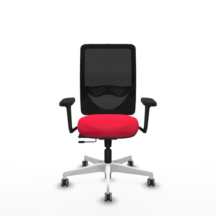 PIQUERAS Y CRESPO Silla de oficina Zulema Rojo/Negro con mecanismo Sincro/Traslack PIQUERAS Y CRESPO Silla de oficina Zulema Rojo/Negro con mecanismo Sincro/Traslack