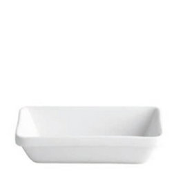 OMS Mediterranea Fuente Rectangular Blanca (Set de 24) 14x10 cm