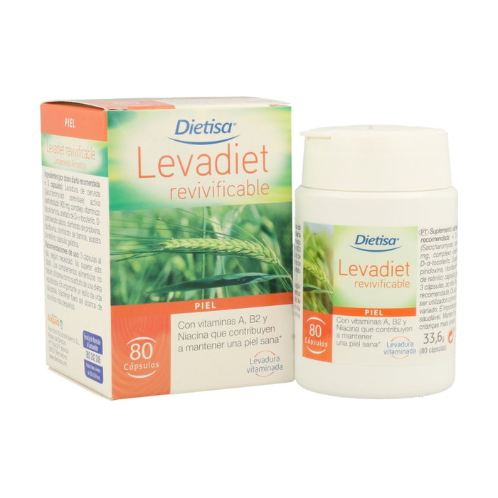 DIETISA Levadiet Revivificable 80 cápsulas DIETISA Levadiet Revivificable 80 cápsulas