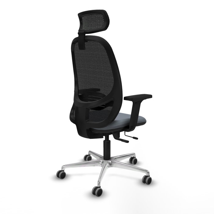 PIQUERAS Y CRESPO Silla de oficina Cilanco con mecanismo Sincro/Traslack Gris y Negro PIQUERAS Y CRESPO Silla de oficina Cilanco con mecanismo Sincro/Traslack Gris y Negro