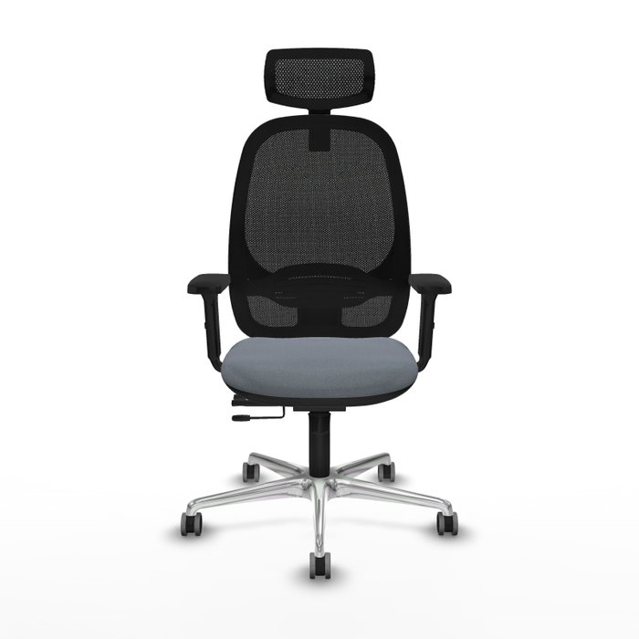 PIQUERAS Y CRESPO Silla de oficina Cilanco con mecanismo Sincro/Traslack Gris y Negro PIQUERAS Y CRESPO Silla de oficina Cilanco con mecanismo Sincro/Traslack Gris y Negro