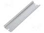 FIBOX Carril DIN de acero y zinc TS35 150mm