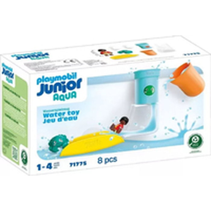 PLAYMOBIL Tanque de agua con tobogán 71775 Playmobil Junior Aqua, 8 piezas