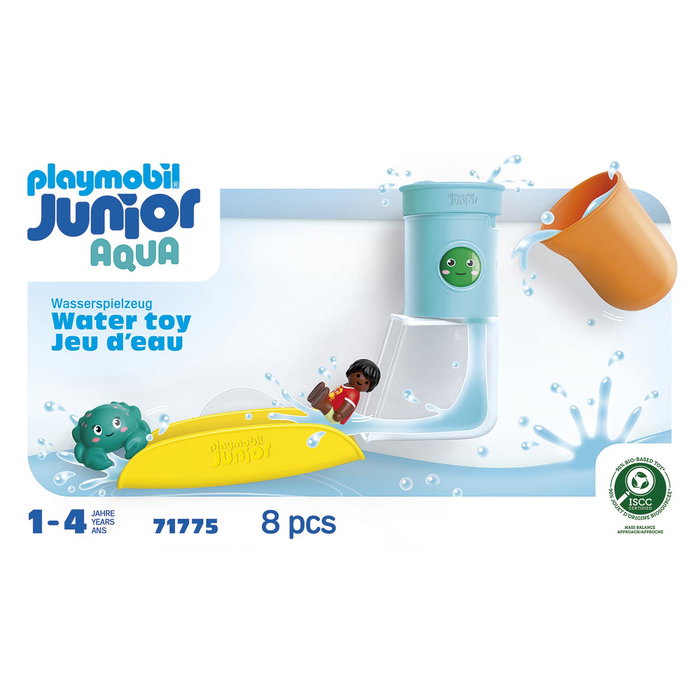 PLAYMOBIL Junior Aqua Tanque de Agua con Tobogán 71775