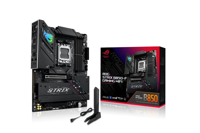 Asus ROG Strix B850-F Gaming WIFI Black ATX AMD B850 AM5 DDR5 Asus ROG Strix B850-F Gaming WIFI Black ATX AMD B850 AM5 DDR5