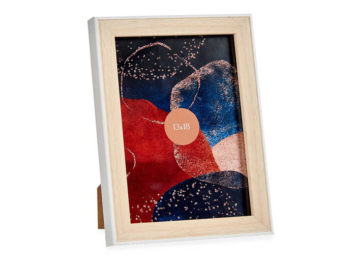 Giftdecor Portafoto Blanco Madera 13x18 cm (Set de 24) Giftdecor Portafoto Blanco Madera 13x18 cm (Set de 24)