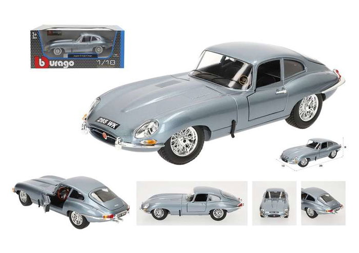 Burago Gt-Jaguar "E" Coupe (1961) Escala 1:18 Coche de Metal Burago Gt-Jaguar "E" Coupe (1961) Escala 1:18 Coche de Metal