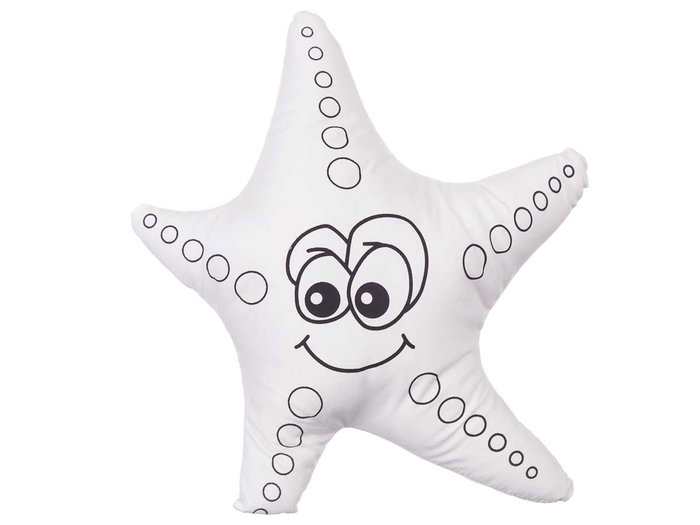 PINCELLO Peluche para Colorear Estrella Marina