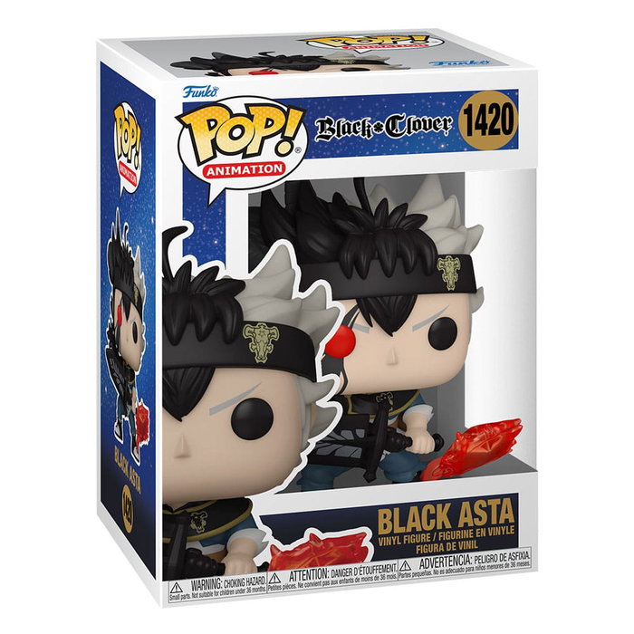 Funko Black Clover POP! Animation Vinyl Figura Black Asta Funko Black Clover POP! Animation Vinyl Figura Black Asta
