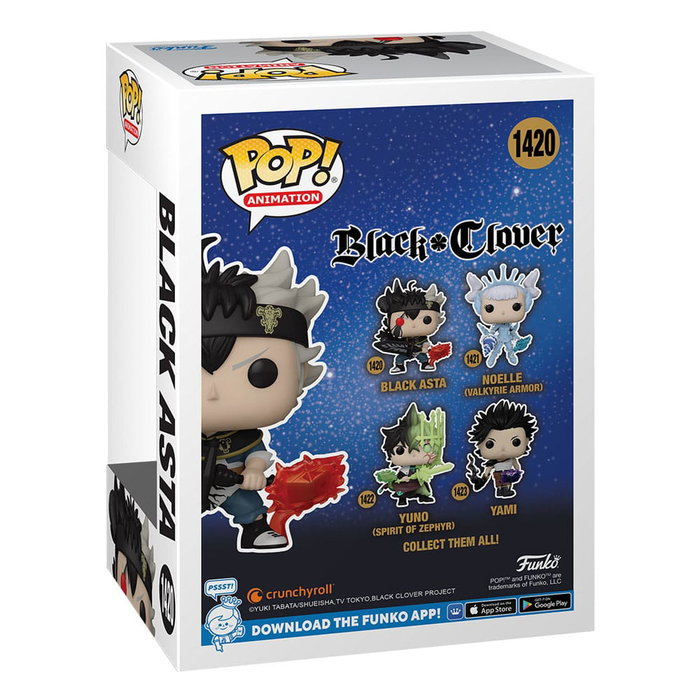 Funko Black Clover POP! Animation Vinyl Figura Black Asta Funko Black Clover POP! Animation Vinyl Figura Black Asta