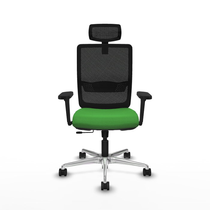 PIQUERAS Y CRESPO Silla de oficina Haches con mecanismo Sincro/Traslack Verde y Negro PIQUERAS Y CRESPO Silla de oficina Haches con mecanismo Sincro/Traslack Verde y Negro