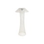 DKD Home Decor Lámpara Solar Seta de Ratán Sintético Blanco