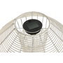 DKD Home Decor Lámpara Solar Seta de Ratán Sintético Blanco