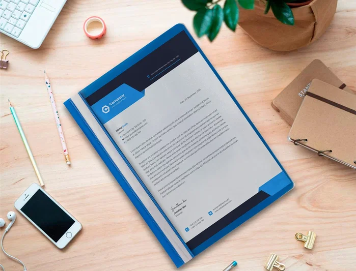 Q-connect Carpeta Dossier Fastener Plástico DIN A4 Azul 148 caracteres