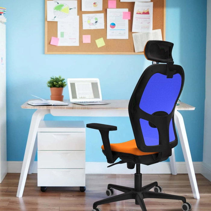 PIQUERAS Y CRESPO Silla de oficina Jorquera Azul Marino y Azul PIQUERAS Y CRESPO Silla de oficina Jorquera Azul Marino y Azul