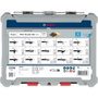 Bosch Professional Juego de 15 fresas mixtas con vástago de 6 mm - 2607017471