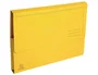 Exacompta Subcarpeta con Bolsa de Cartulina Reciclada DIN A4, Color Amarillo, 290 g/m², Certificado Blue Angel, Formato hasta A4