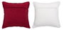 DKD Home Decor Fundas para Cojín de Terciopelo Surtido Burdeos y Blanco
