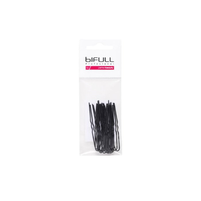 Bifull Horquillas Invisibles 62mm Negro Bolsa 20 Unidades Bifull Horquillas Invisibles 62mm Negro Bolsa 20 Unidades