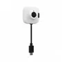 AXIS TW1201 Body Worn Mini Cube - Cámara Corporal Alámbrica, Sensor CMOS, 1920x1080 Full HD, 0.1 lx, USB, Montaje Magnético, Blanco/Negro, Referencia 02260-001
