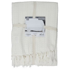 Home Deco Factory Manta Gofrada Marfil 170x250 cm
