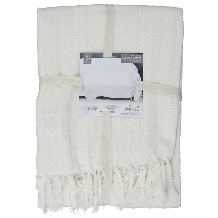 Home Deco Factory Manta Gofrada Marfil 170x250 cm Home Deco Factory Manta Gofrada Marfil 170x250 cm