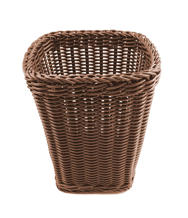 Inde Organizador Utensilios PP Rattan Cuadrado 14.4 cm x 19.3 cm x 14.8 cm (12 Unidades)