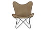 DKD Home Decor Silla Balines 78 x 92 x 74 cm Metal Ratan