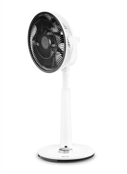 Duux DXCF03 Ventilador de Pie Silencioso Blanco 26 Velocidades Control Remoto Temporizador Modo Noche Potente 13 dB