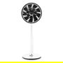 Duux DXCF03 Ventilador de Pie Silencioso Blanco 26 Velocidades Control Remoto Temporizador Modo Noche Potente 13 dB