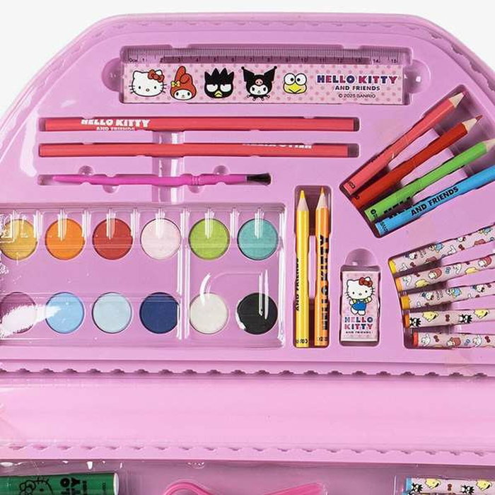 Cerdá Set Papelería Coloreable Hello Kitty 50 Piezas Rosa Cerdá Set Papelería Coloreable Hello Kitty 50 Piezas Rosa