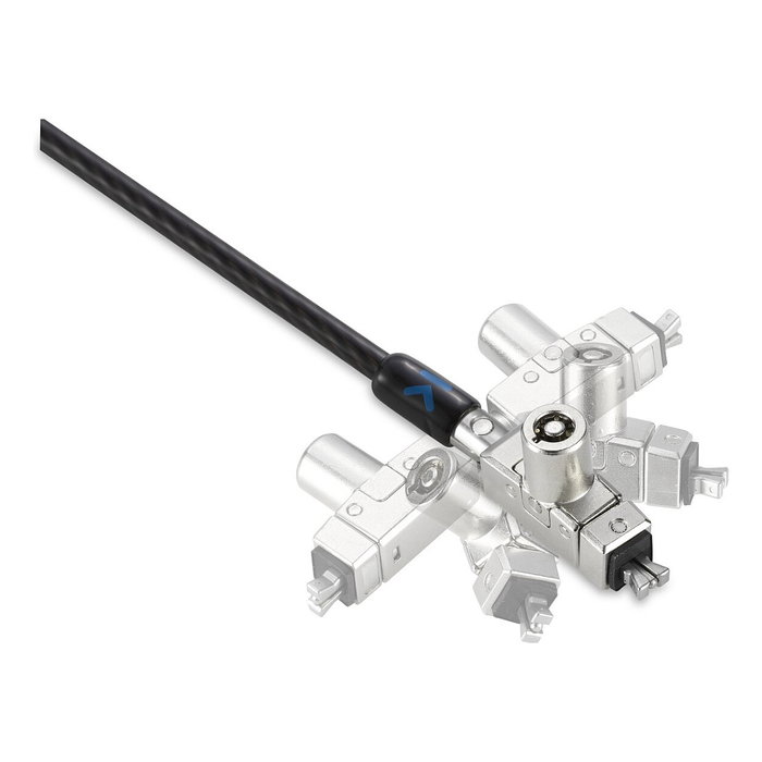 Kensington Candado para Portátil con Llave K64441EUM, Acero al Carbón, Negro