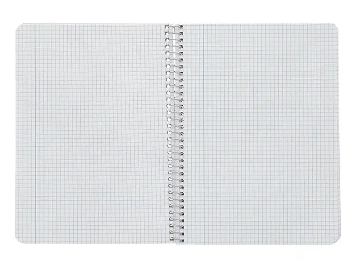 Liderpapel Cuaderno Espiral A5 Witty Tapa Dura 80 Hojas 90gr Cuadro 4mm con Margen Color Azul