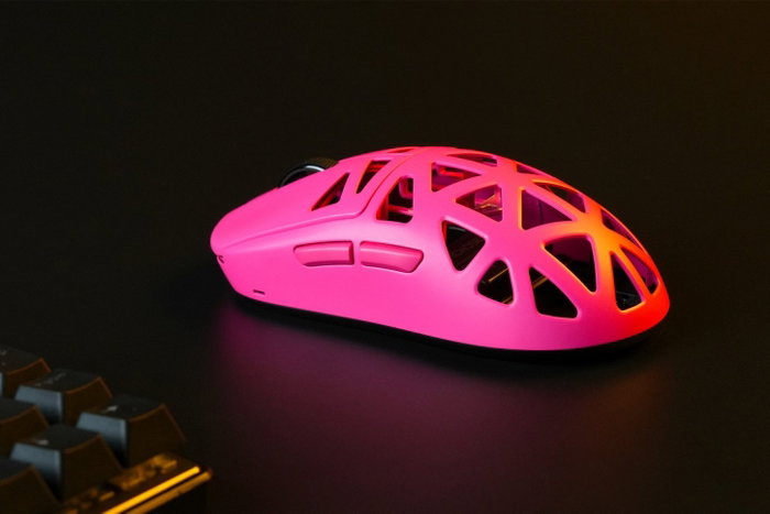 Ratón Gaming Mchose MC-A7X-3 Inalámbrico 42000 DPI 53 g Rosa - Ratón Láser con Cable USB-C y Bluetooth