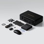 Ratón Gaming Mchose MC-A7X-3 Inalámbrico 42000 DPI 53 g Rosa - Ratón Láser con Cable USB-C y Bluetooth