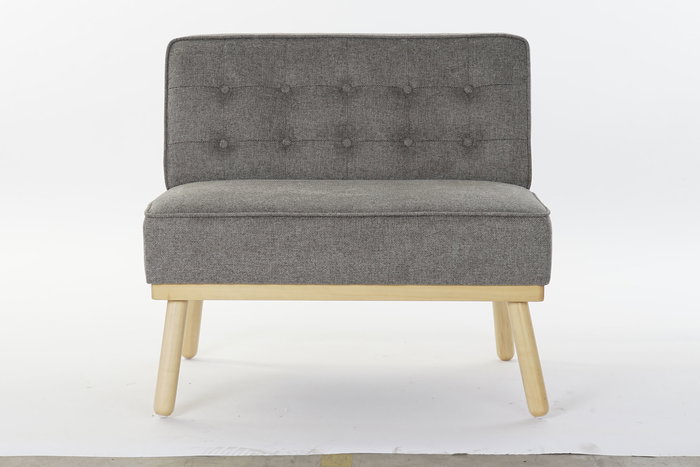 DKD Home Decor Sillón Urban Gris Oscuro Marron 66 x 72 x 80 cm