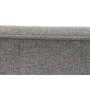 DKD Home Decor Sillón de Lino Abeto Capitoné Gris Oscuro