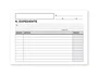 Liderpapel Tal lp - Talonario de Notas de Expediente Octavo Duplo, Texto en Portugués, 60g, 85x157x105 mm