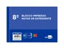 Liderpapel Tal lp - Talonario de Notas de Expediente Octavo Duplo, Texto en Portugués, 60g, 85x157x105 mm
