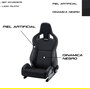 Recaro RC411101575 Sportster CS Asiento Deportivo con Airbag Lateral y Calefacción, Piel Sintética Dinamica Negro, Lado Piloto, Homologado