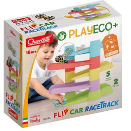 QUERCETTI Playeco Juego Flip Car Race Track de 7 piezas